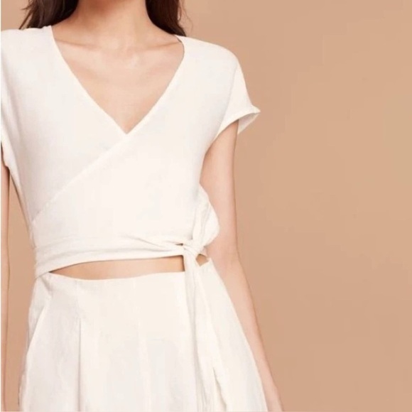 Aritzia Wilfred White Brax Jumpsuit (Size 0) - Picture 2 of 10